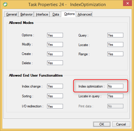 Index Optimization