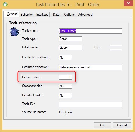 Task properties return-value